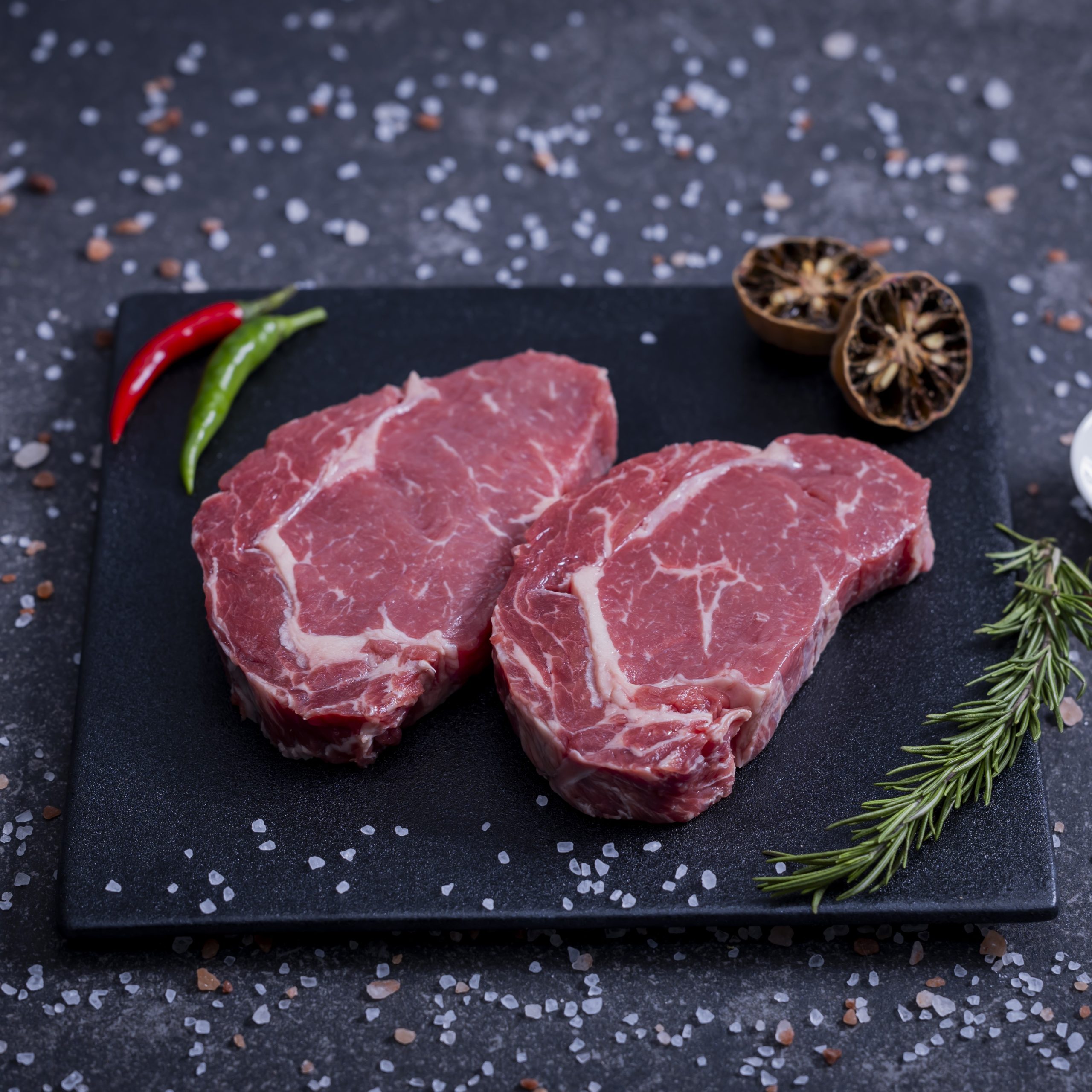 Aust. Beef Rib Eye Steak Marinated - 